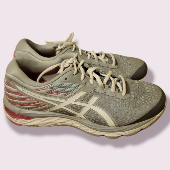 ASICS GEL-Cumulus 21 Athletic Running Shoe Women’s Size 10 Sneakers Gray Pink - Picture 1 of 11